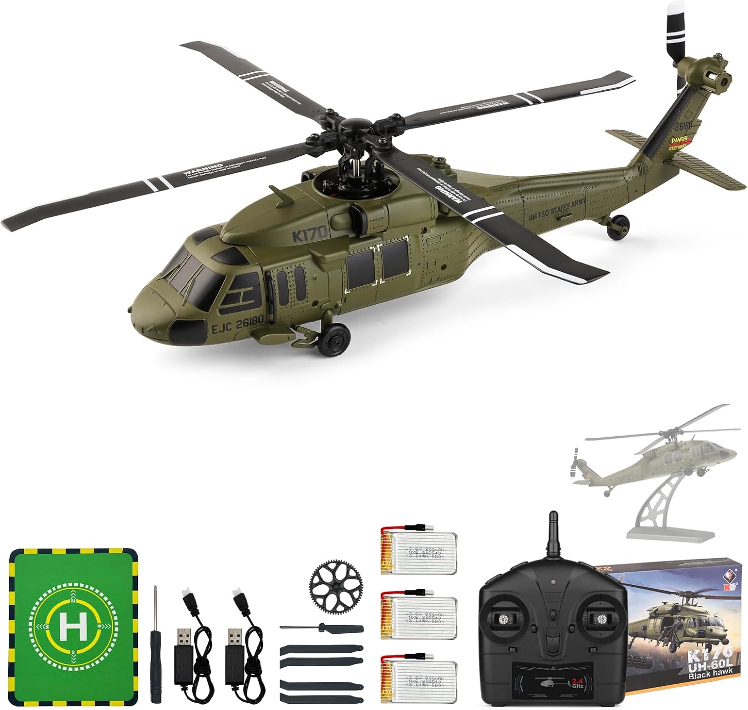 WLtoys K170 브러시리스 4채널 RC 헬리콥터, - Rc Helicopter Case 리뷰 및 가격