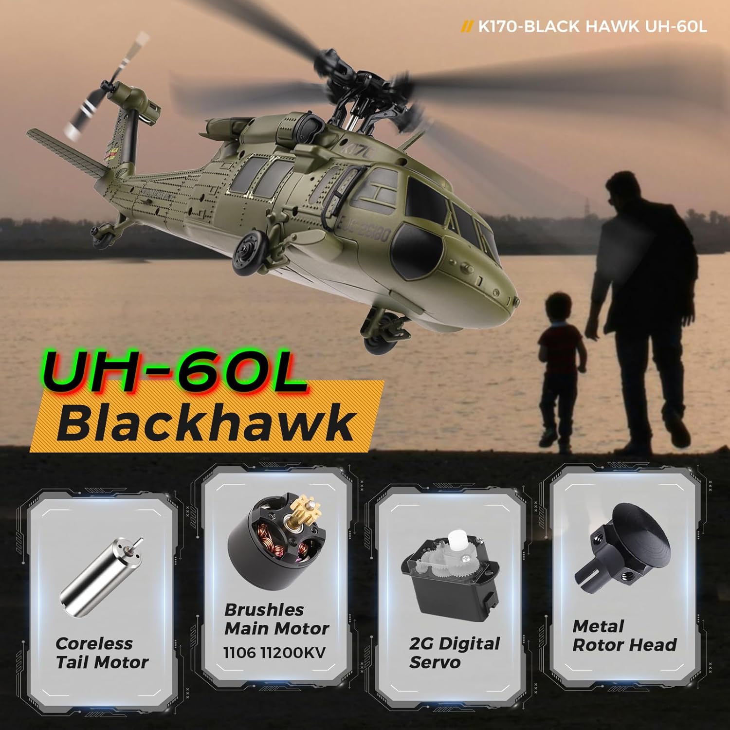 WLtoys K170 브러시리스 4채널 RC 헬리콥터, - Rc Helicopter Case 리뷰 및 가격