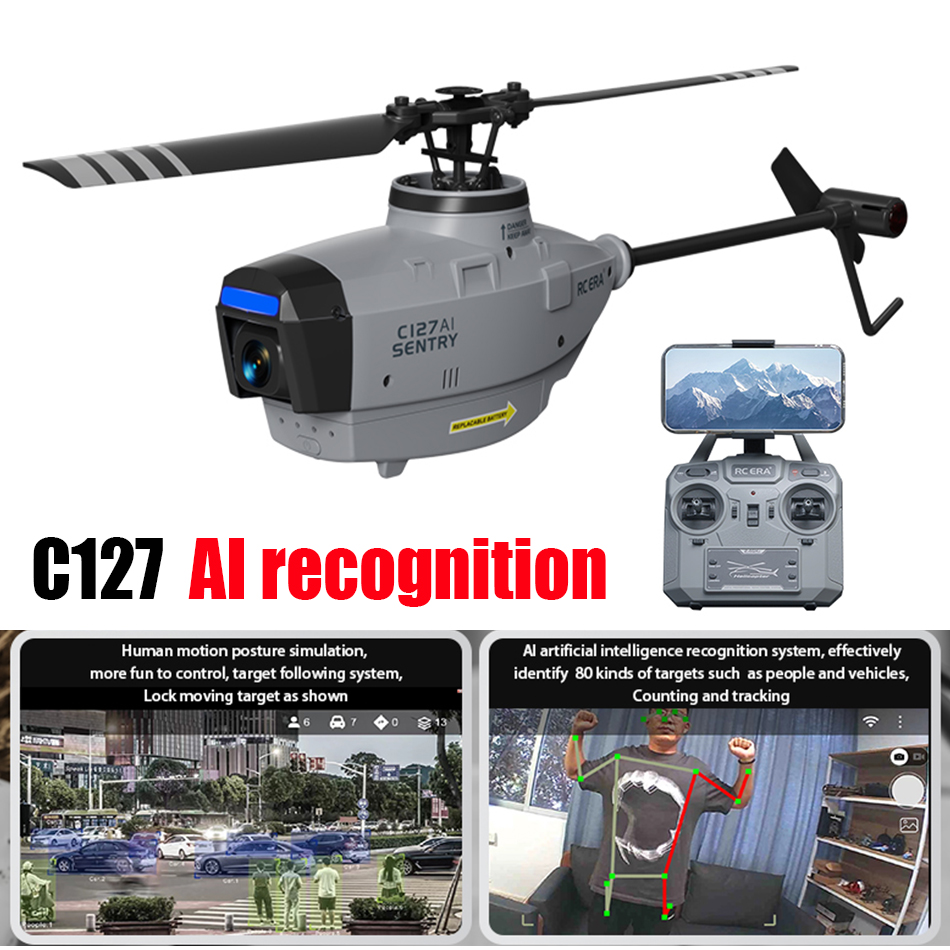 RC ERA C127 AI 센트리 미니 브러시리스 드론 - Rc Helicopter Single Rotor 리뷰 및 가격